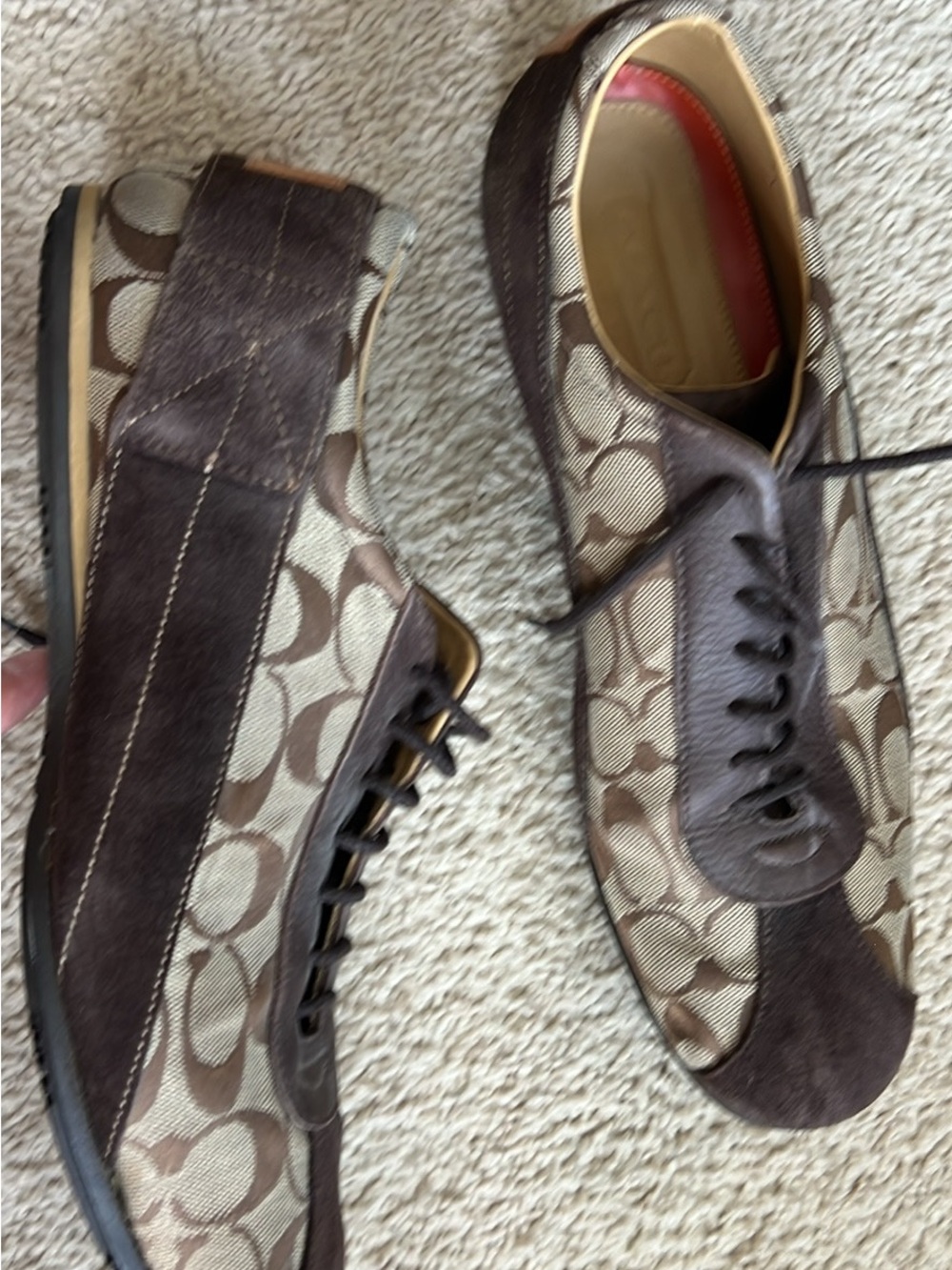 Coach Men's Brown Casual Shoes size 10 - Picture 2 of 4